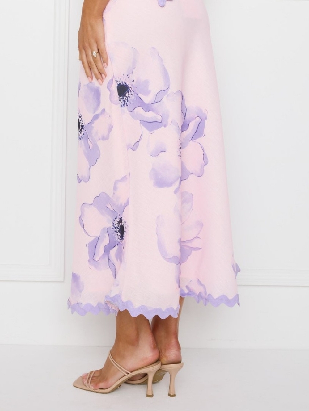 HELLO MOLLY SEASIDE LILAC MAXI SKIRT 10